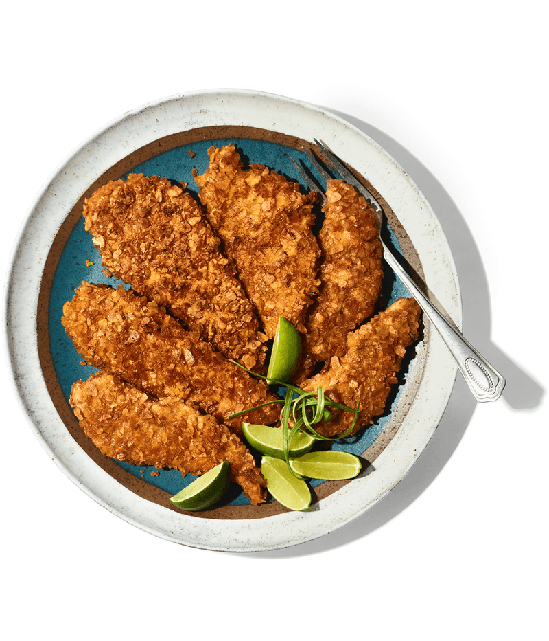 Pollo con Corteza de Plátano Crujiente