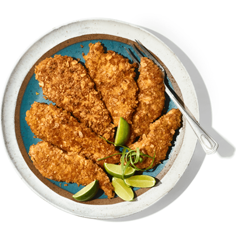 Pollo con Corteza de Plátano Crujiente