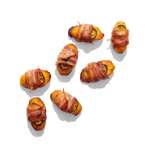 Bacon-Wrapped Spiced Plantains with Jalapeños